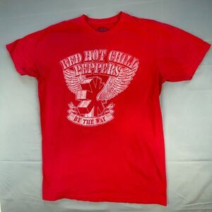 Red Hot Chili Peppers Red Graphic Short Sleeve Tee